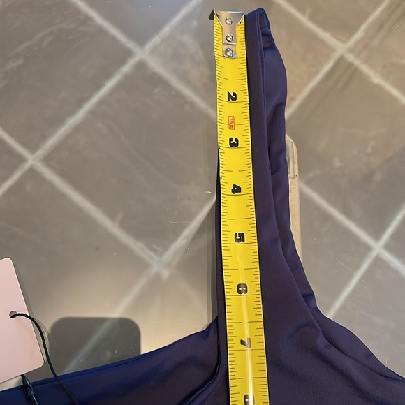 SHEIN, M,size 6,body suit,3 snaps,navy, lovely square neckline,fully lined NWT - Picture 9 of 12